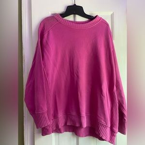 Aerie pink crewneck sweatshirt